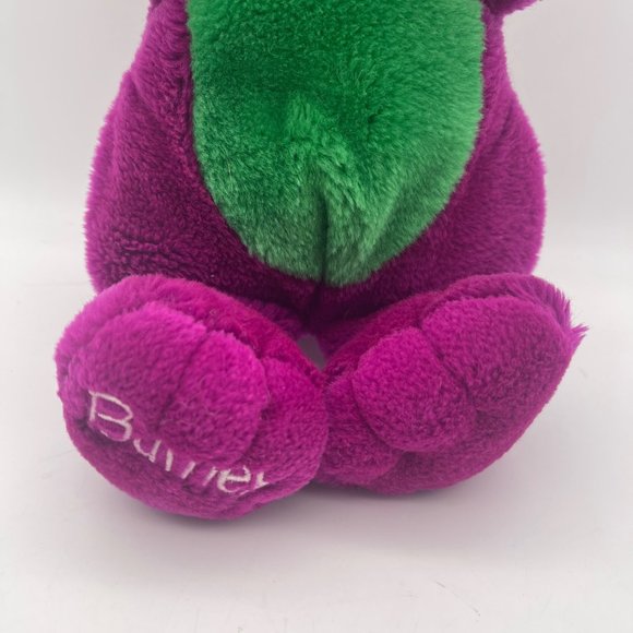 Barney 12” Plush 1992 The Lyons Group Vintage Stuffed Toy Purple Dinosaur - Picture 2 of 8